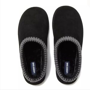 Lands' End Suede Hearth Slippers